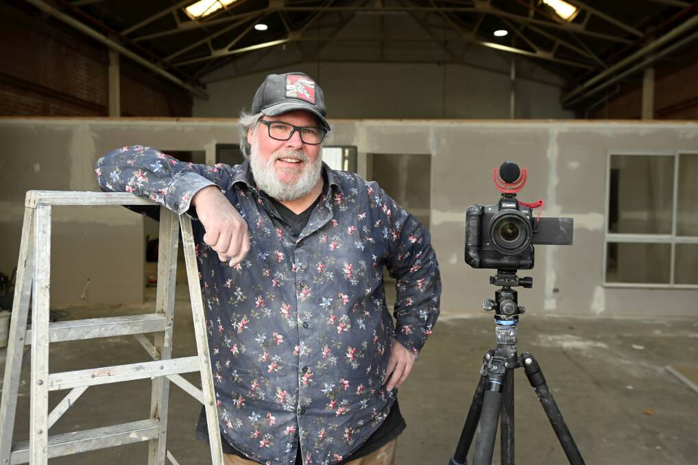 Obscura Cameras owner Dave Bailey is moving into the old Guncotton factory. Picture by Lachlan Bence