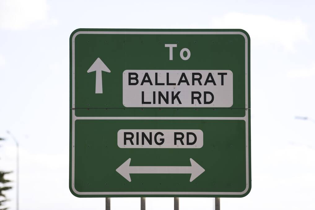Link Road signs. Picture by Luke Hemer