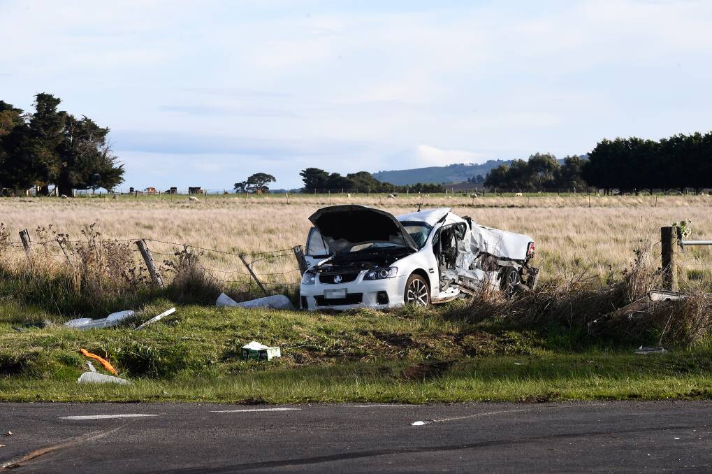 Geoffrey Braszell's care on June 5, 2023, following an alleged crash in Burrumbeet. Picture by Adam Trafford 