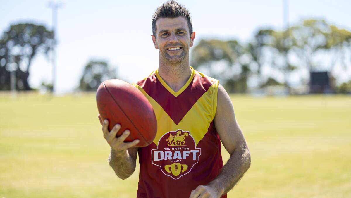 Three-time Richmond premiership captain and player will line up in Ballan colours in the CHFL later this season. Picture couruest of AFL Carlton DFra