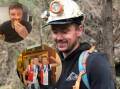 Family bid farewell to fallen miner, Kurt Hourigan, 37. Pictures supplied. 