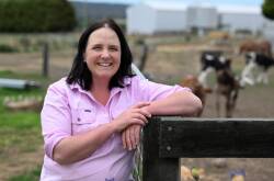 Bald Hills dairy farmer Kerri Gallagher as part of Ballarat's 40 under 40. Picture by Lachlan Bence
