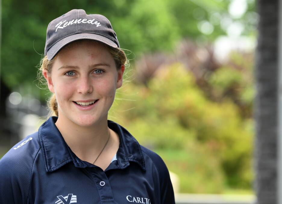 Cricketer Sara Kennedy is part of Ballarat's 40 under 40. Picture by Lachlan Bence