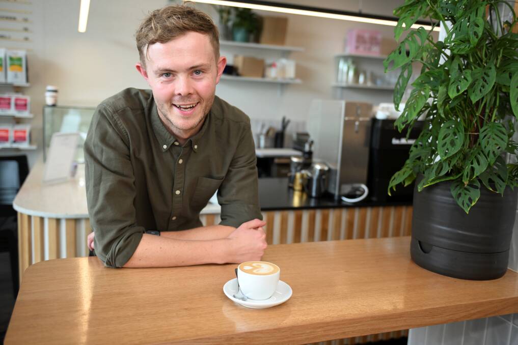 Cobbs Cafe owner Brendan Wrigley. Picture by Lachlan Bence