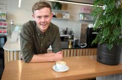 Cobb's cafe owner Brendan Wrigley - part of Ballarat's 40 under 40. Picture by Lachlan Bence