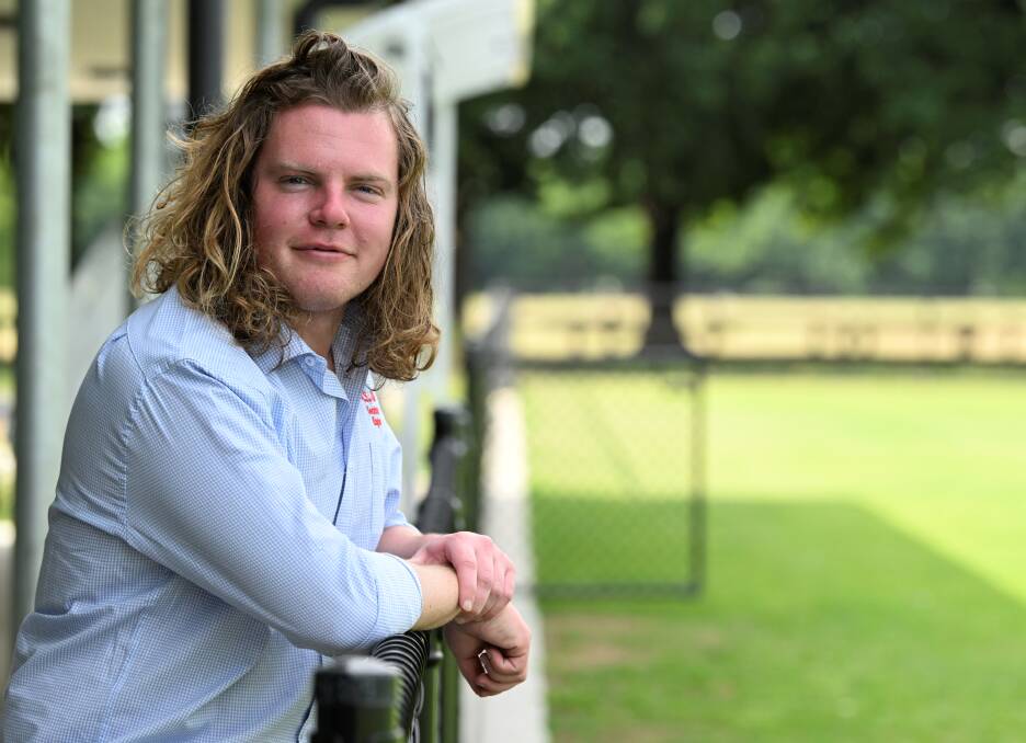 Victoria Park Football Club president Will Cousens as part of Ballarat's 40 under 40. Picture by Lachlan Bence