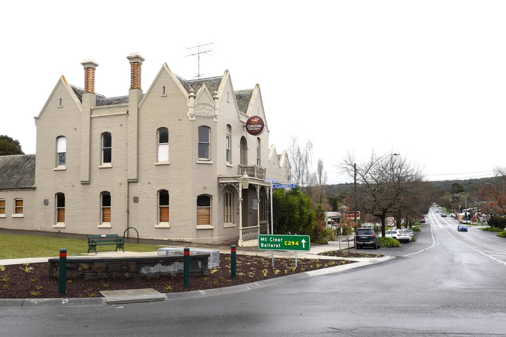 The Crown Hotel in Buninyong in August 2022. Picture file