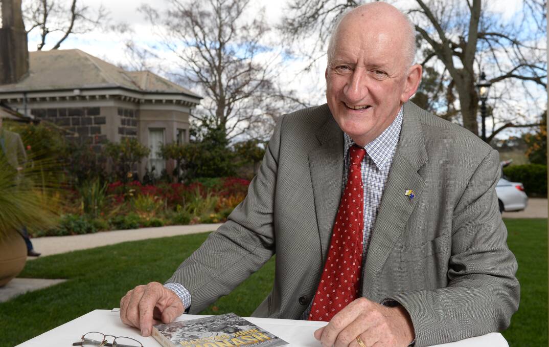 PLEASE EXPLAIN: Former deputy Prime Minister Tim Fischer has called for one senior public servant to explain their decision making about a section of the Regional Rail Link.  Picture: Kate Healy. 