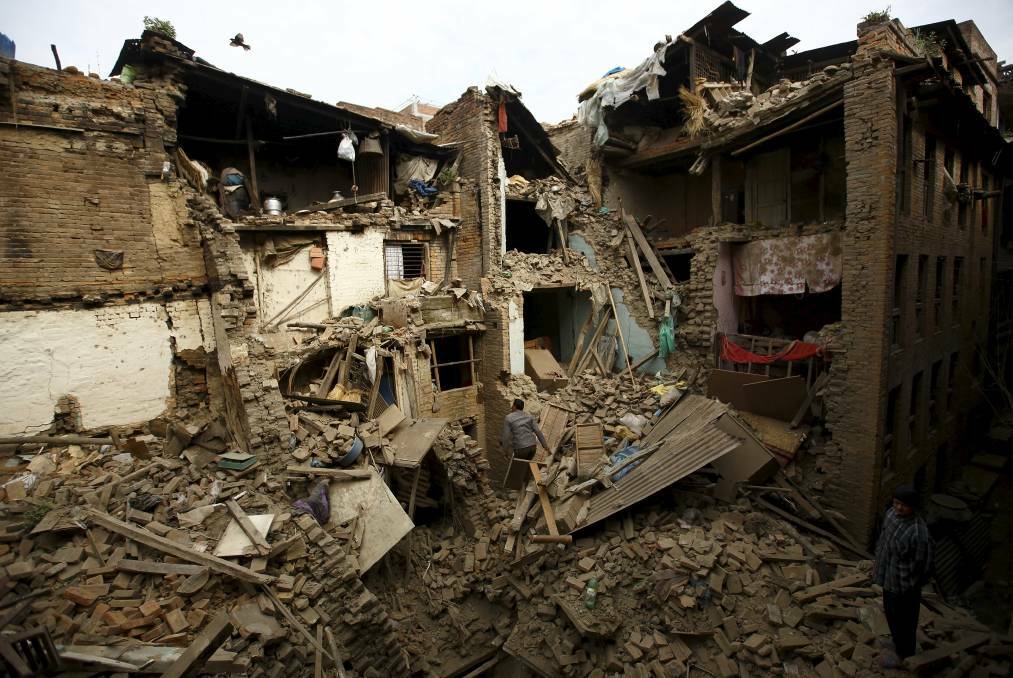 SENDING HELP: The Golden Key International Honour Society Federation University Chapter will hold a fundraising event for earthquake-stricken Nepal in August.  Picture: REUTERS
