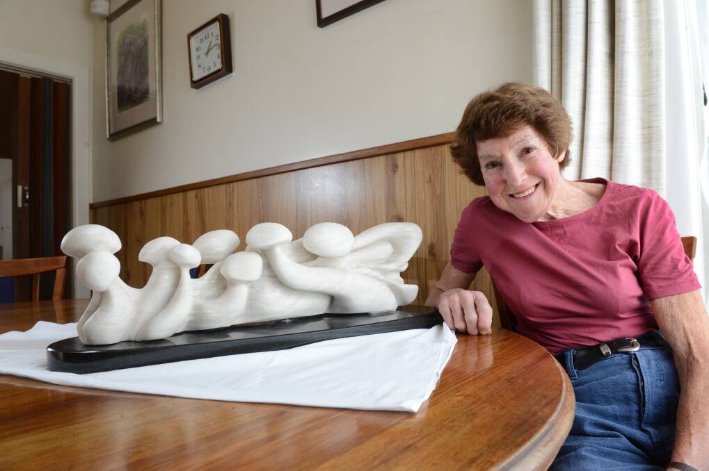 WINNER: Ballarat's Betty Collier received third prize for her sculpture at this year's Florence Biennale.