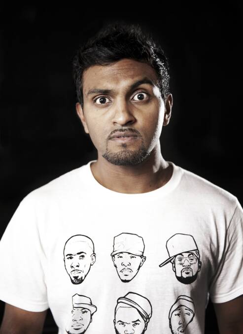 EXCITED TO RETURN: Comedian Nazeem Hussain is excited about returning to Ballarat as part of the BallaRatCat Comedy Club second birthday show.