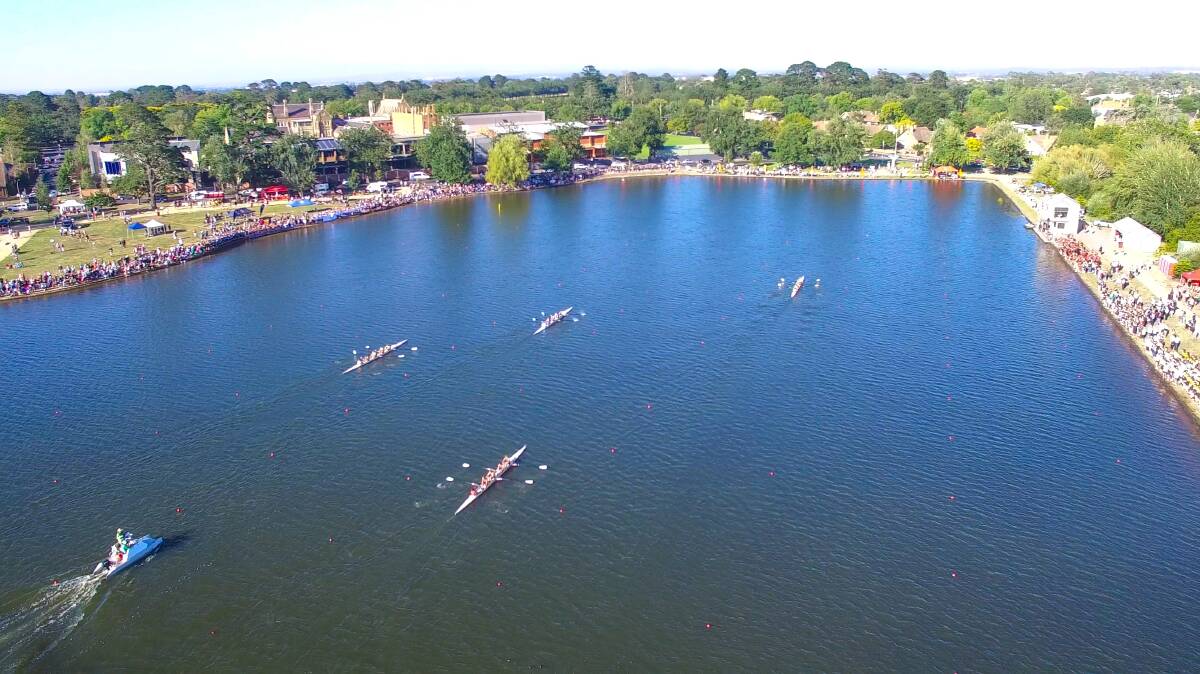 PIC OF THE DAY: Head of the Lake rowing via Skyline Drone Imaging.