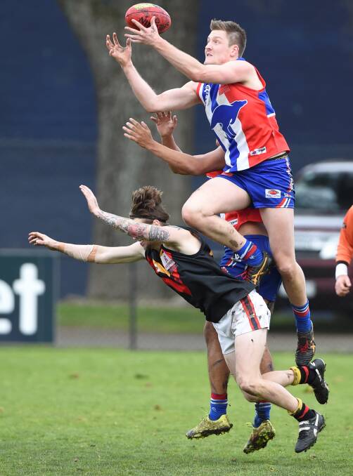 HUGE MARK: Towering East Point forward Jordan Staley is not able to play for the Roos this weekend because of a new rule introduced by AFL Victoria. He would have been eligible in previous seasons.