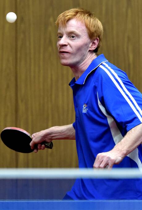 SO CLOSE: Rory Carroll  won silver at the Spanish Table Tennis Para Open.