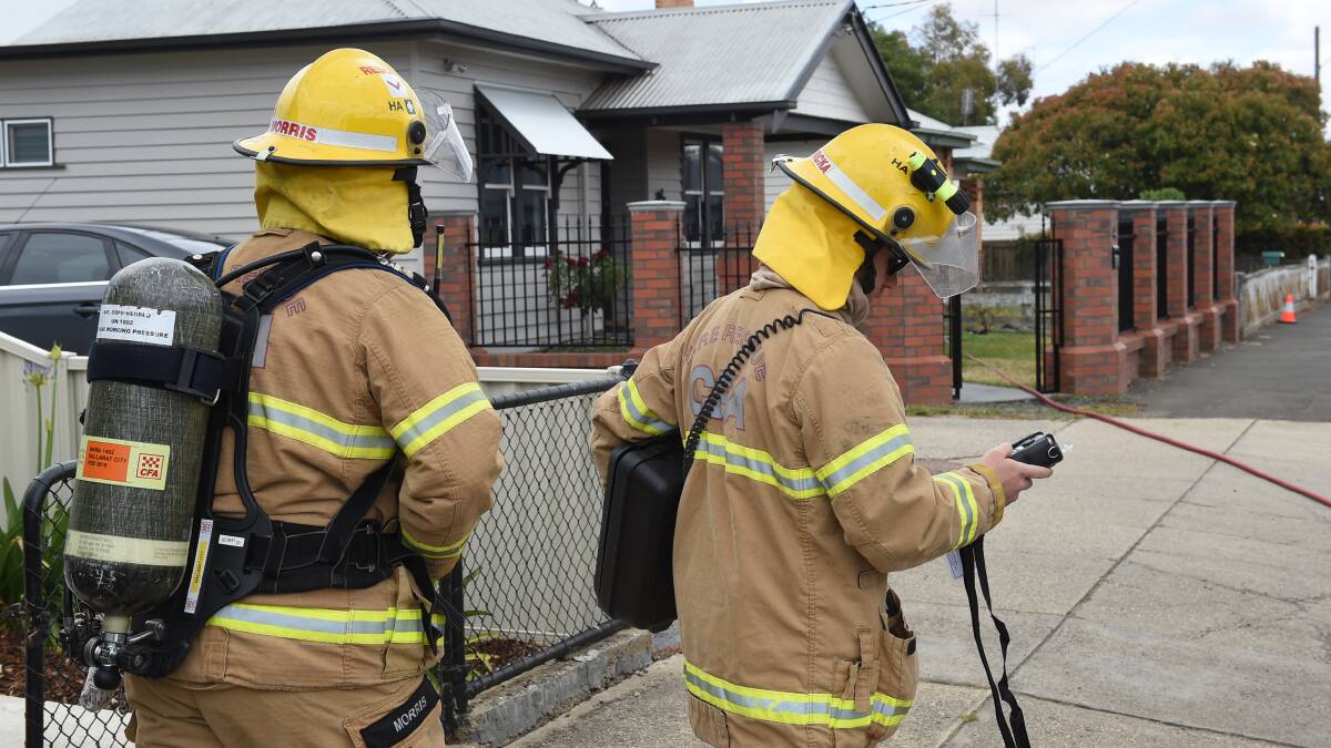 Photos from the scene of the gas leak. Picture: Lachlan Bence.