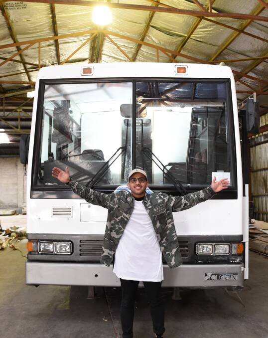 REACHING OUT: Federation University student Saad Almashouq says volunteering at the Ballarat's One Humanity Shower Bus has changed his life. Picture: Lachlan Bence