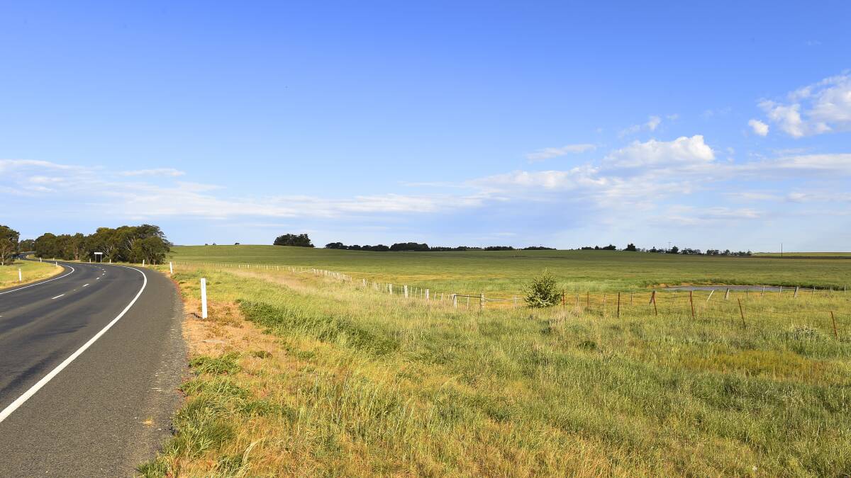 The site of the proposed Miners Rest saleyards.