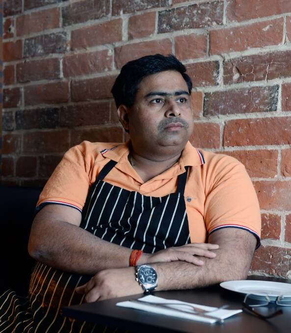 SHOCKED: Indian national Peter Gaur said the city's tight-knit Indian community had been left reeling after an alleged murder at the Ballarat Curry House. Picture: Kate Healy