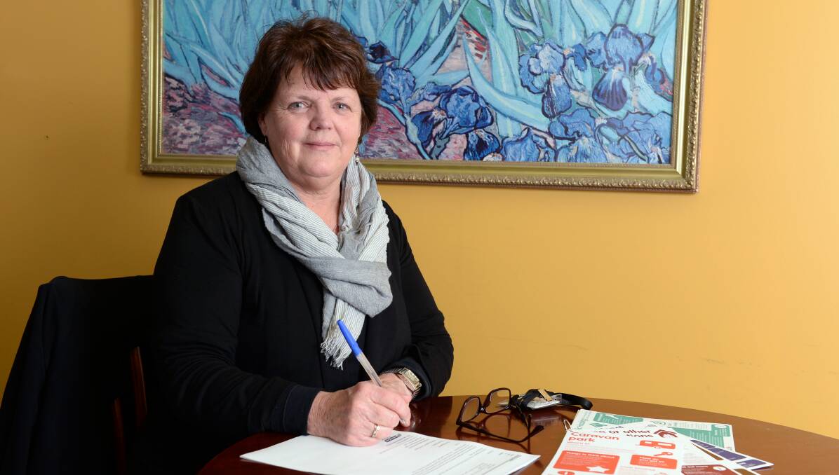 ON THE FRONTLINE: Ballarat UnitingCare manager of housing and crisis support Wendy Ferguson. Picture: Kate Healy.