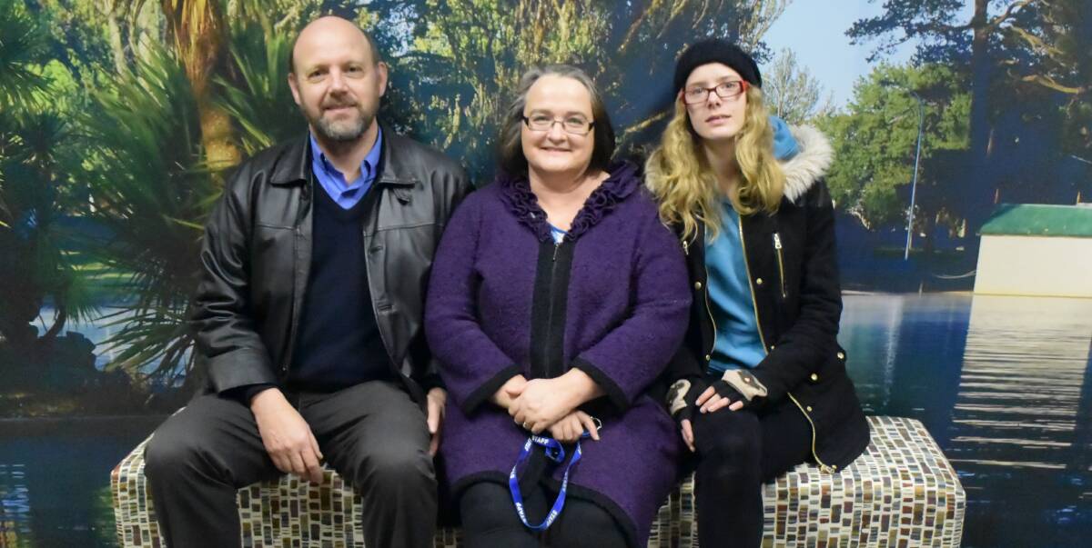 HELPING HAND: Berry Street's intake and assessment practitioner Suzanne Pickard officially started fostering adolescent children with her husbdand Robert and daughter Sarah earlier this year. 