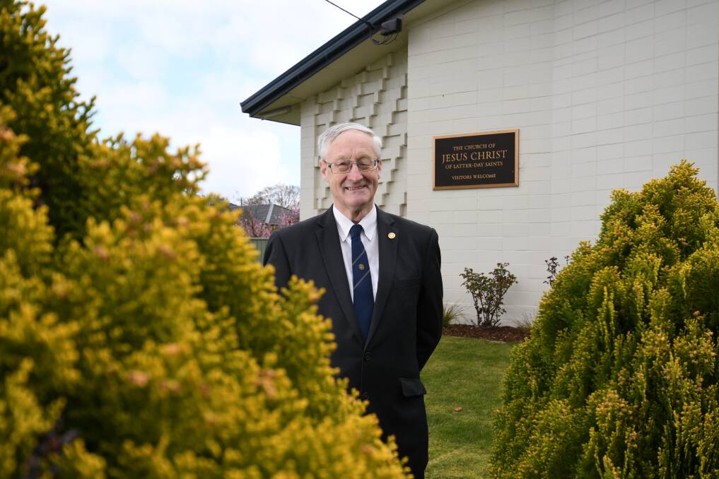WELCOME: Church of Jesus Christ of Latter-day Saints Ballarat Ward Bishop John Blanchard has opened up his church to the community. Picture: Kate Healy
