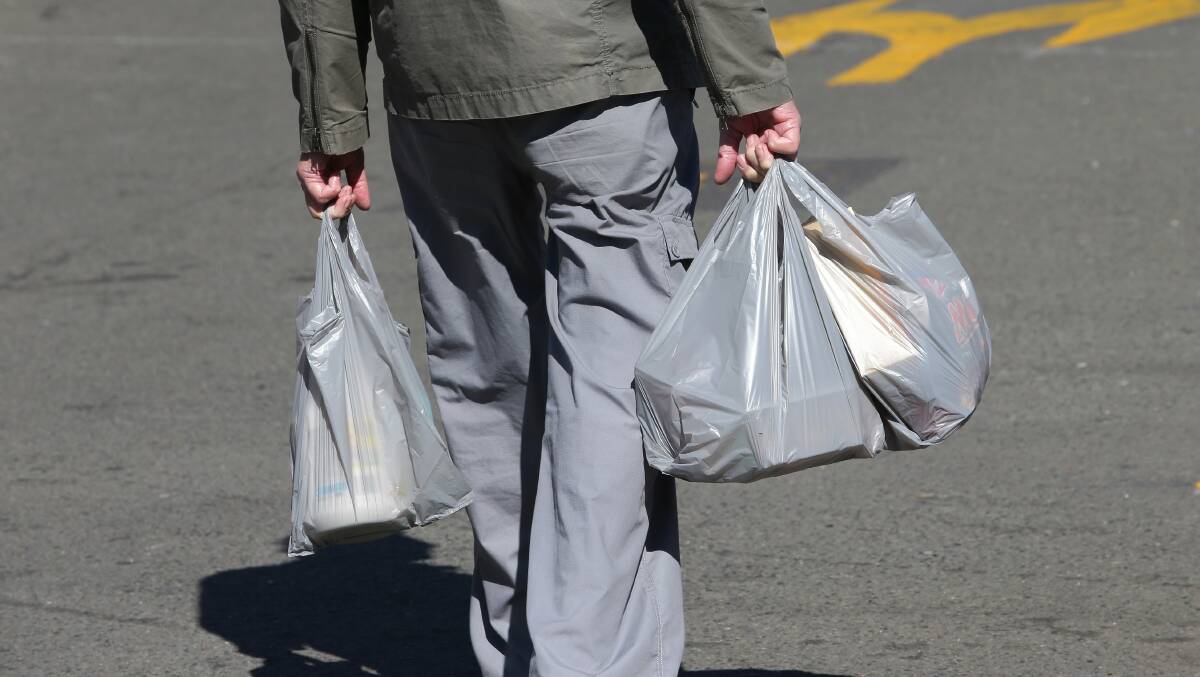 BANNED: Plastic bags will be a thing of the past. Picture: John Veage