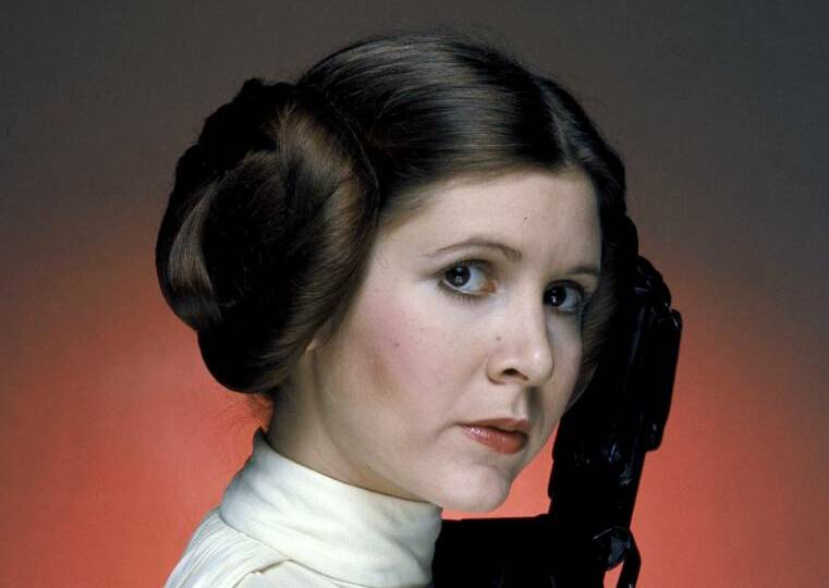 A genuine star: Carrie Fisher made her character Princess Leia in Star Wars unforgettable.