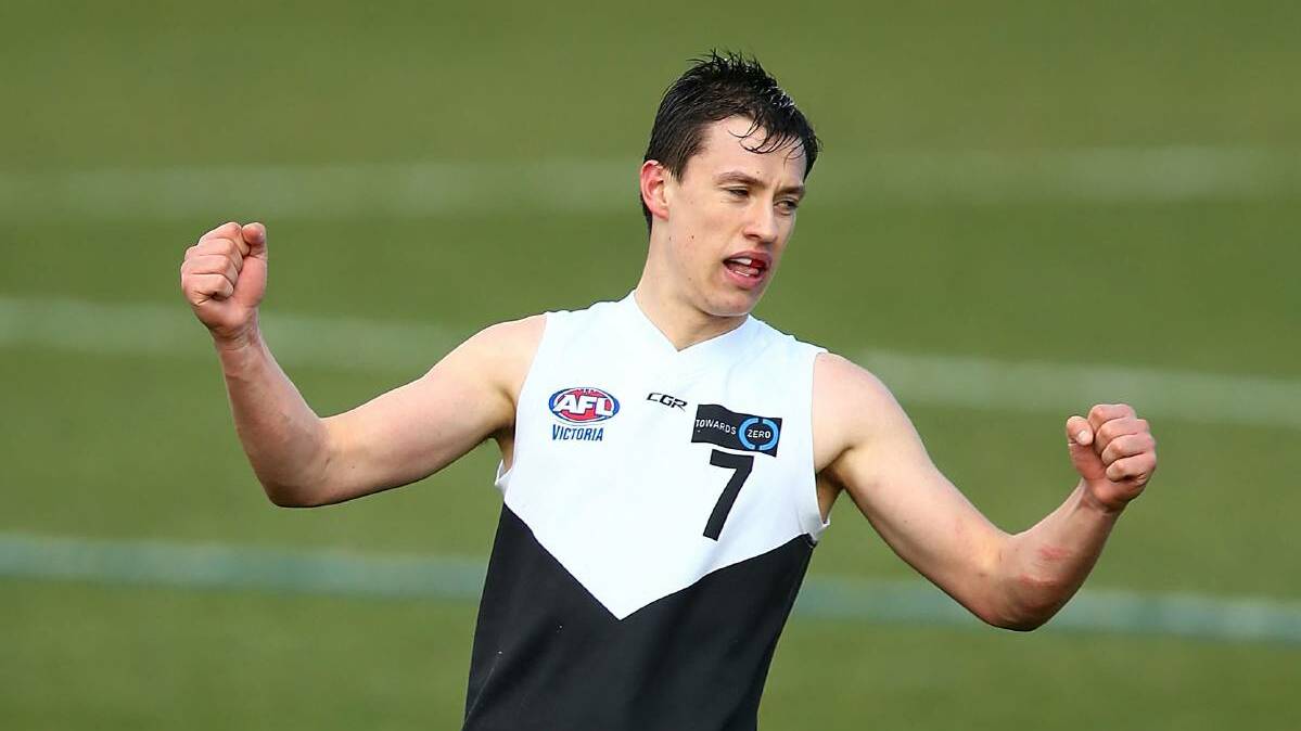 ALL CLASS: Rebel's midfielder Hugh McCluggage is in the mix for the number one pick at Friday's national draft following his stellar year.
