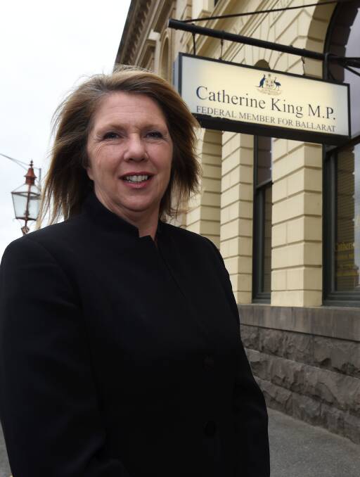 ELECTION: Ballarat MP Catherine King never had any doubt she would run in the federal election. Picture: Lachlan Bence. 
