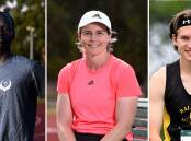 Yual Reath, Kathryn Mitchell and Cooper Sherman, among Ballarat's hopefuls. Pictures by Adam Trafford. 
