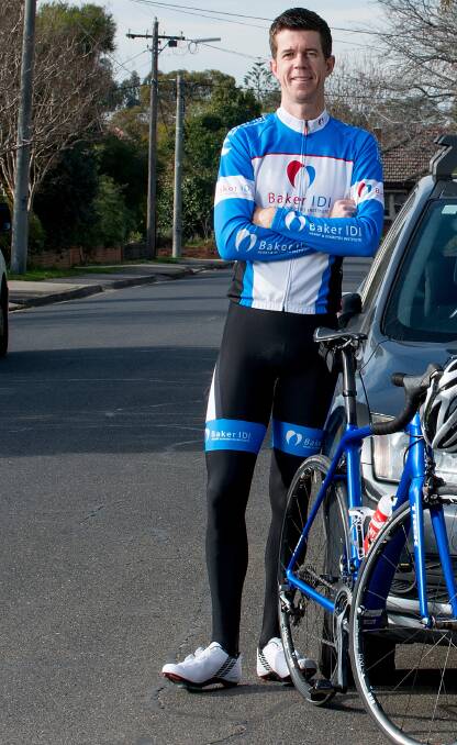 SUPPORTER: Matthew Keenan's family has been hit hard by cancer, and he is an ambassador for FECRI's 2016 Cycle Classic. PICTURE: Jesse Marlow