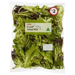 One of the Coles salads included in the recall. Photo: supplied

