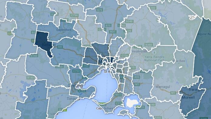 Ballarat is the fifth worst council area for residential burglaries, according to the Crime Statistics Agency. SEE THE MAP BELOW.