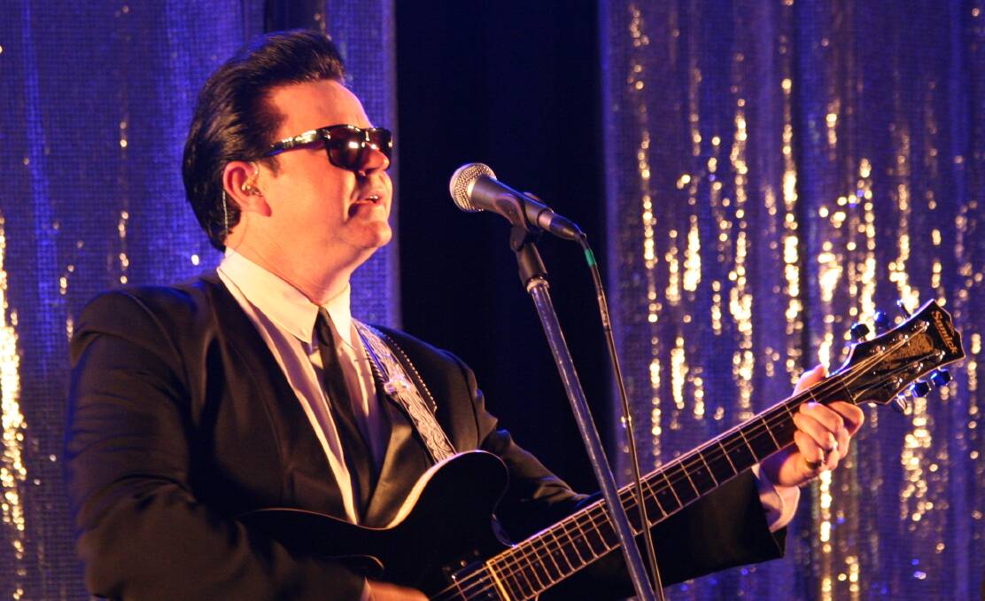 Workin for the man: Roy Orbison tribute artist Dean Bourne will visit Ballarat next week to perform the hit songs of his idol.