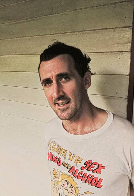 Social vision: Musician Gareth Liddiard of The Drones will bring his blend of alternative rock and social vision to next weekend's Live and Local at Alfred Deakin Place.