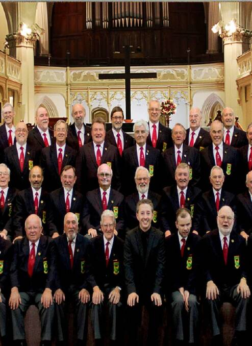 You raise me up: The Australian Welsh Male Choir will perform June 12.