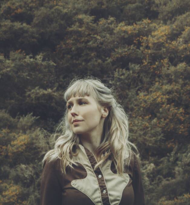 No sleep: Ballarat folk and country musician Freya Josephine Hollick is touring ahead of her album release.
