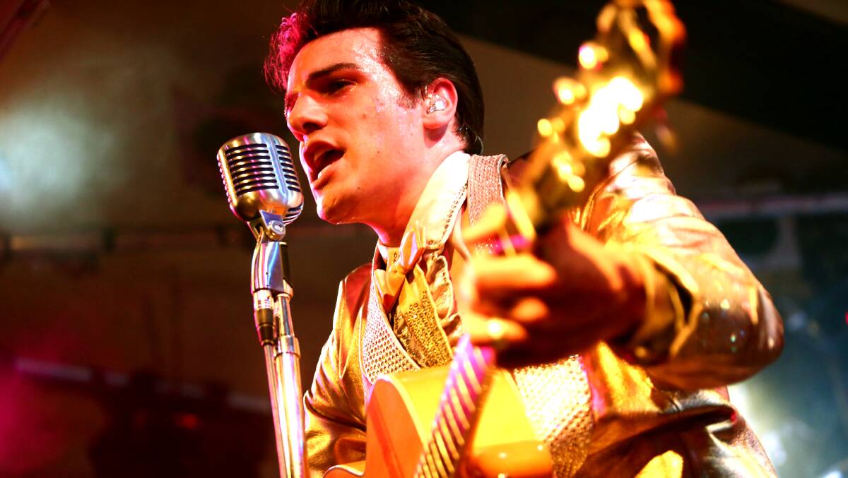 A burning love for Elvis: Anthony Petrucci likes to dress "out-there" when he does his Elvis tributes, but insists he's not an Elvis impersonator. 