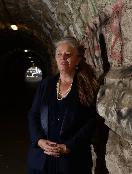 A little bit scary: Anne E Stewart will raise more than a few hairs with her story of the Eureka ghosts during the Ballarat Heritage Weekend. Picture: Kate Healy