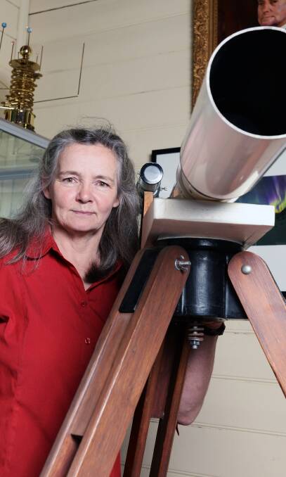 It's out there: Observatory manager Judith Bailey said astronomy put the human race's need to care for planet Earth "into perspective". Picture: Kate Healy
