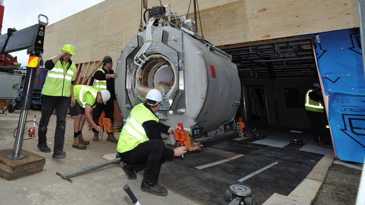 STATE-OF-THE-ART: The Philips 3T scanner was installed in its purpose-built facility at the Ballarat Health Services' Base Hospital in May, 2014. Picture: Lachlan Bence