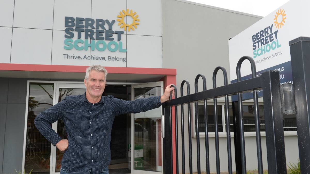 NEW MODEL: Berry Street School senior manager Damian McKee opens the doors of the Sebastopol site. Pictures: Kate Healy