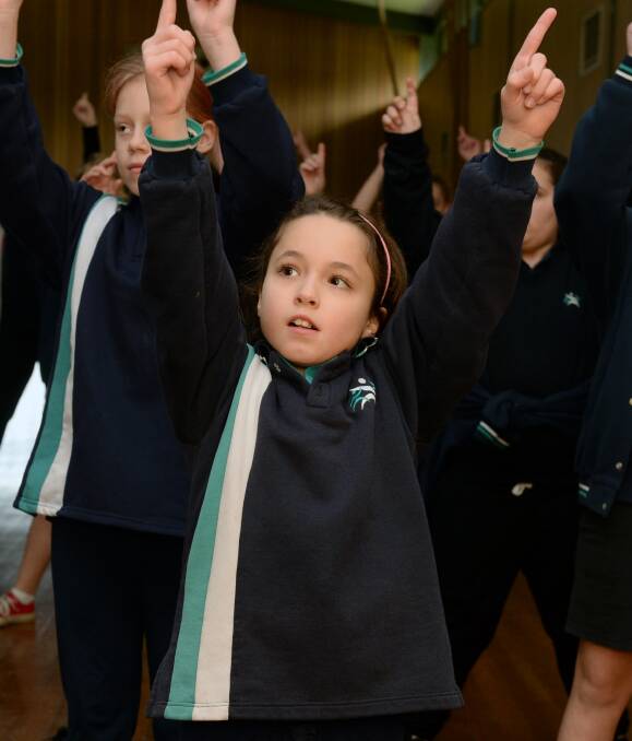 DANCING QUEEN: Yuille Park Community College grade five pupil Ella is taking part in this year's Victorian State School Spectacular. Picture: Kate Healy
