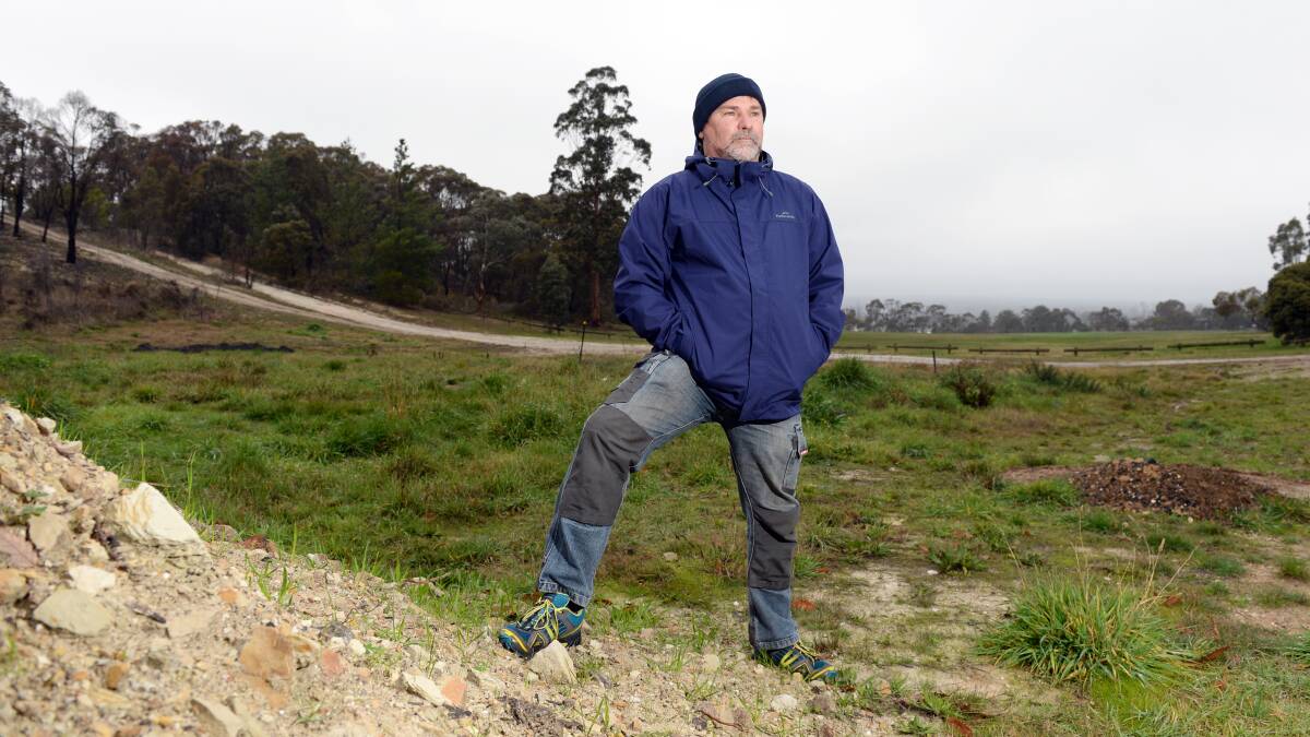 FIRST STEP: Duggan Street landowner Mark Hosking says an EPA order to map the former Black Hill landfill boundaries is a "good start". Picture: Kate Healy