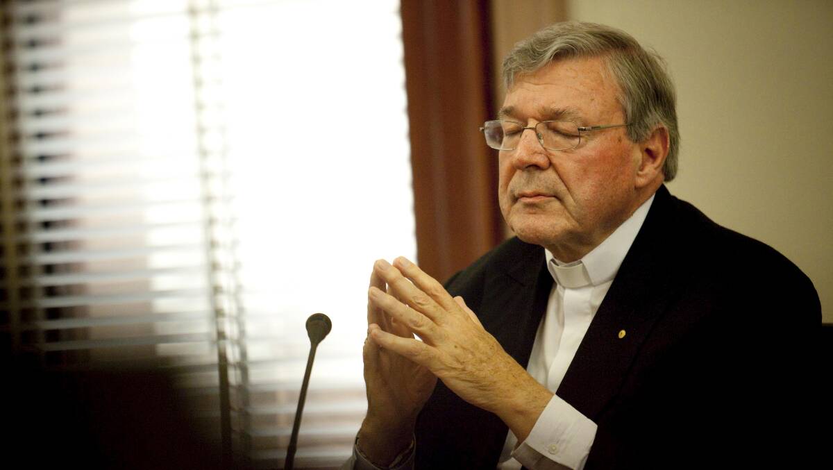 NO SHOW: Elizabeth Farrelly says Cardinal George Pell's heart seems to have been dicky for years due to his alleged victim-blaming and indifference and the allegations of silence-money and cover-ups over the clergy sex abuse scandal.