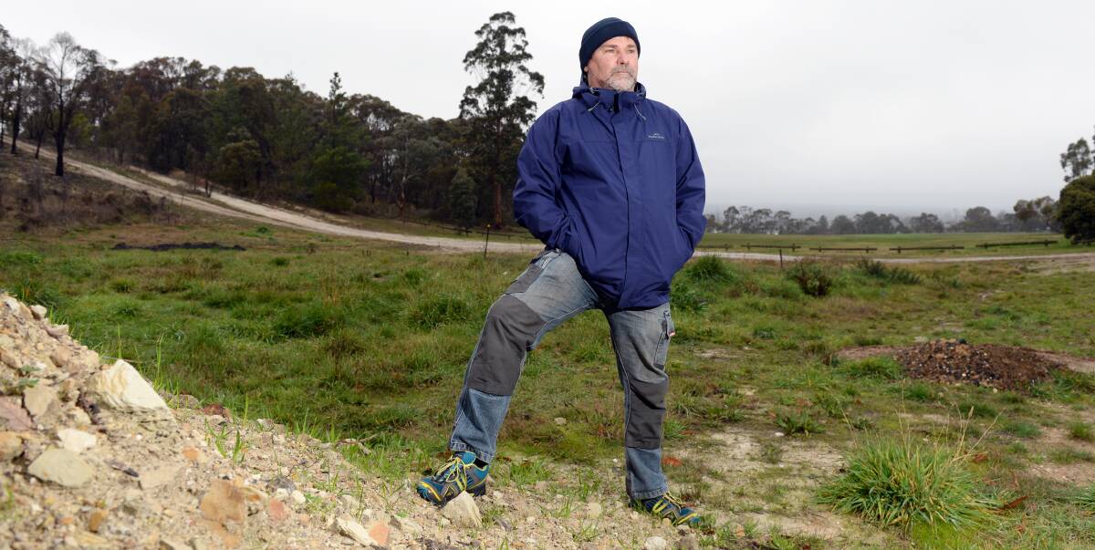 CLEAN IT UP: Duggan Street resident Mark Hosking wants Ballarat City Council to manage any possible leachates and gases from its former Black Hill landfill site. Picture: Kate Healy