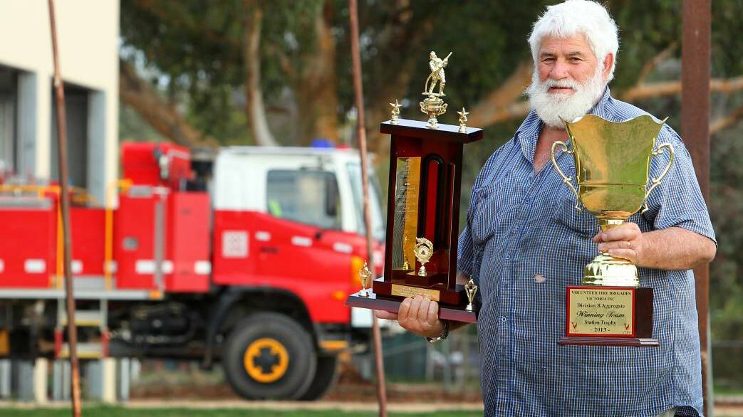 Kevin Atteridge has won rural championship awards over the years in his role as Springhurst CFA coach, but also helped many junior firefighters.