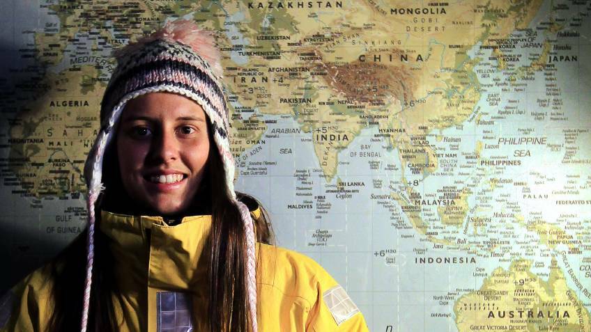 Climate Girl Parrys Raines is planning to take her sustainability message further around the world in 2017. Pic: Sylvia Liber
