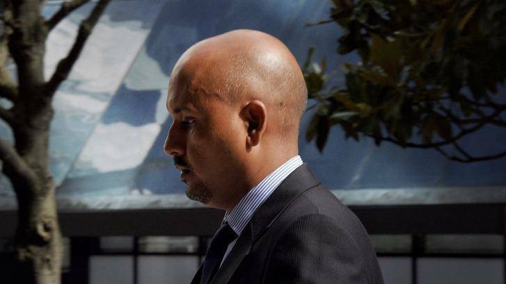 Muhammad Naveed arrives at Sydney's Downing Centre during the trial. Photo: Kate Geraghty
