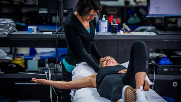 Caroline Buchanan is working with AIS medical staff to recover. Photo: Karleen Minney​

